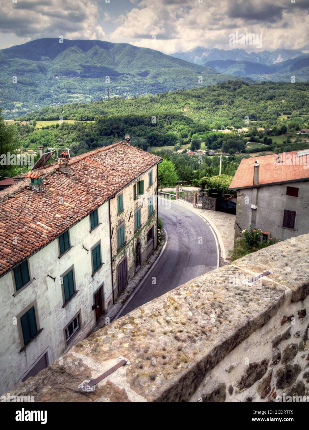 L'été en Toscane, Italie Banque D'Images