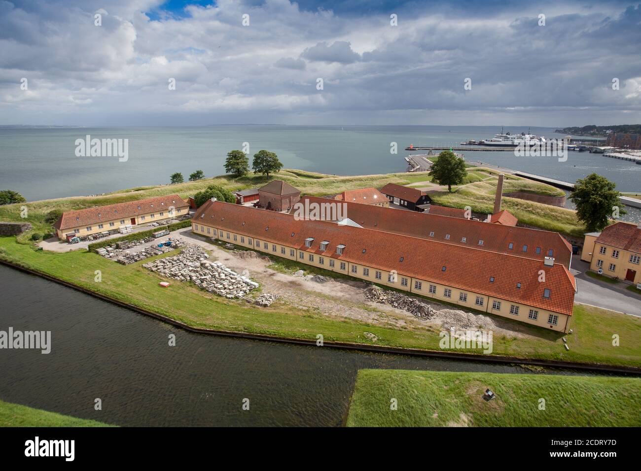 Le Château de à Elseneur, au nord de Copenhague, l'un des plus