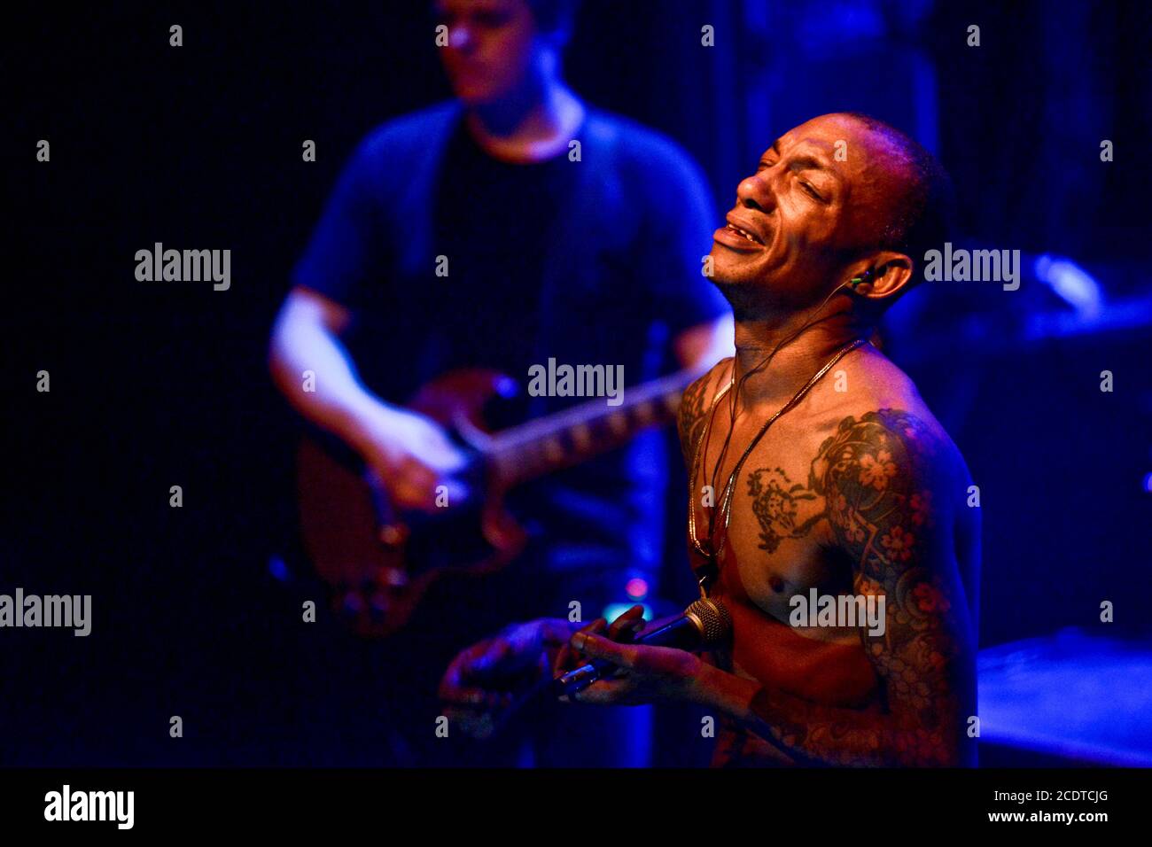 Des performances en direct difficiles Banque D'Images