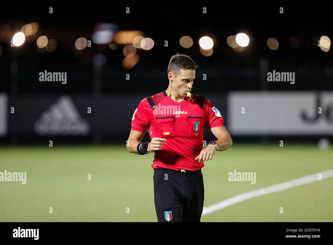 Turin, Italie. 29 août 2020. Turin, Italie, 29 août 2020, Referee Stefano Nicolini (Brescia) pendant Juventus vs Empoli Ladies - Championnat italien de football Serie A Women - Credit: LM/Francesco Scaccianoce Credit: Francesco Scaccianoce/LPS/ZUMA Wire/Alay Live News Banque D'Images