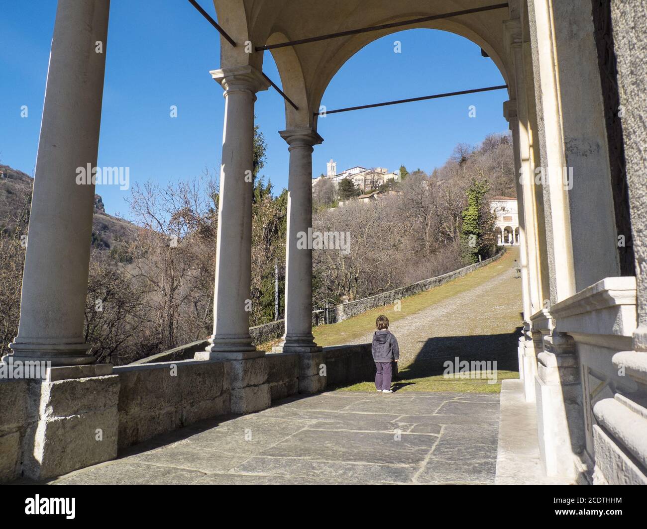 Chapelle de la montagne sacrée de Varèse, l'Unesco patrimoine de l'humanité Banque D'Images