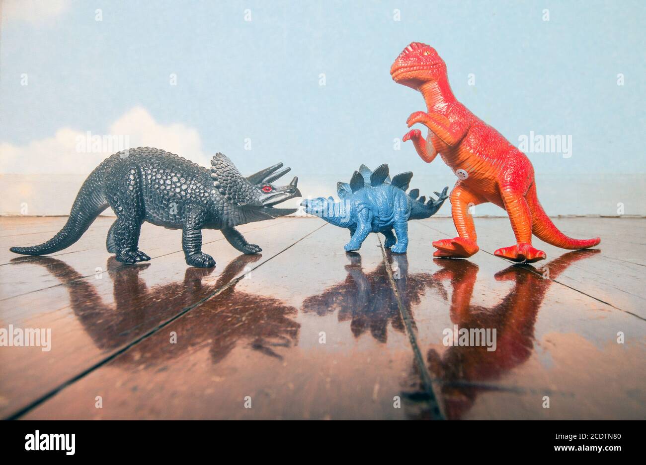 dinosaure, jouets Banque D'Images