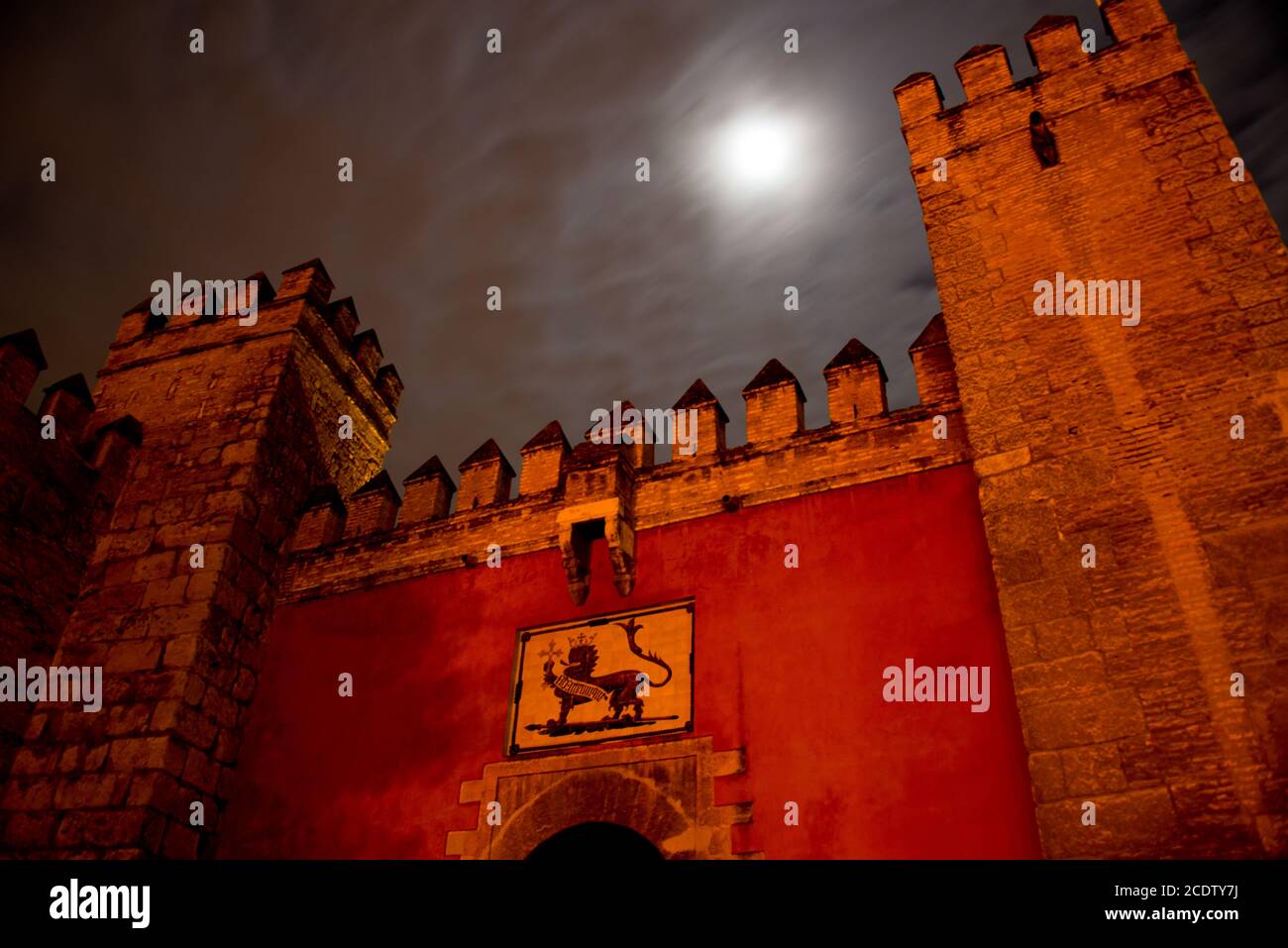 porte d'entrée d'alcazar, séville Banque D'Images