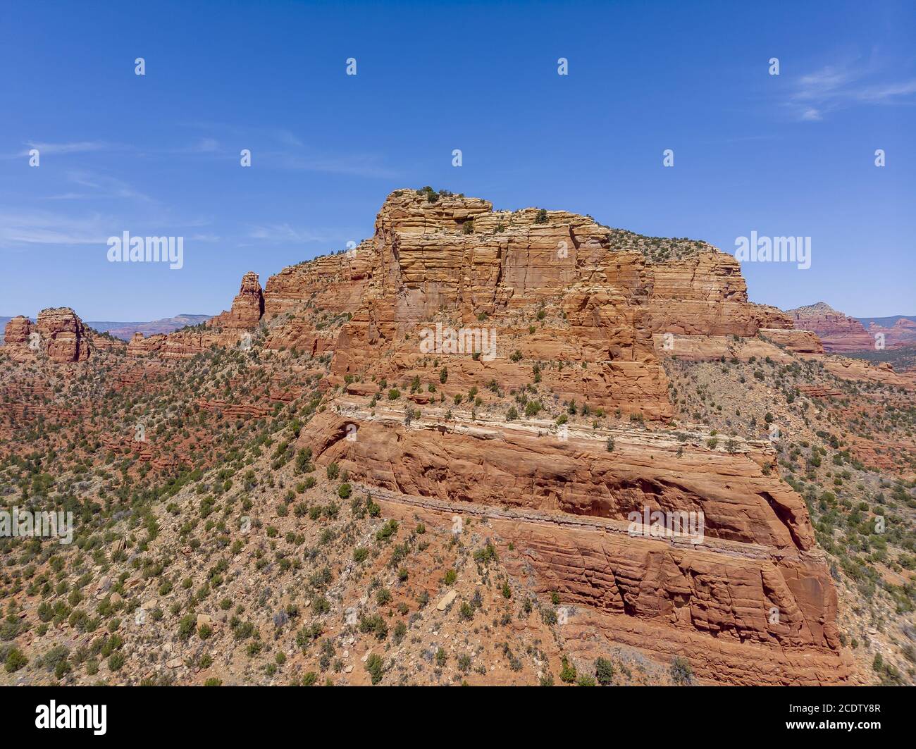 Belles formations rocheuses dans le Sud-Ouest américain Banque D'Images