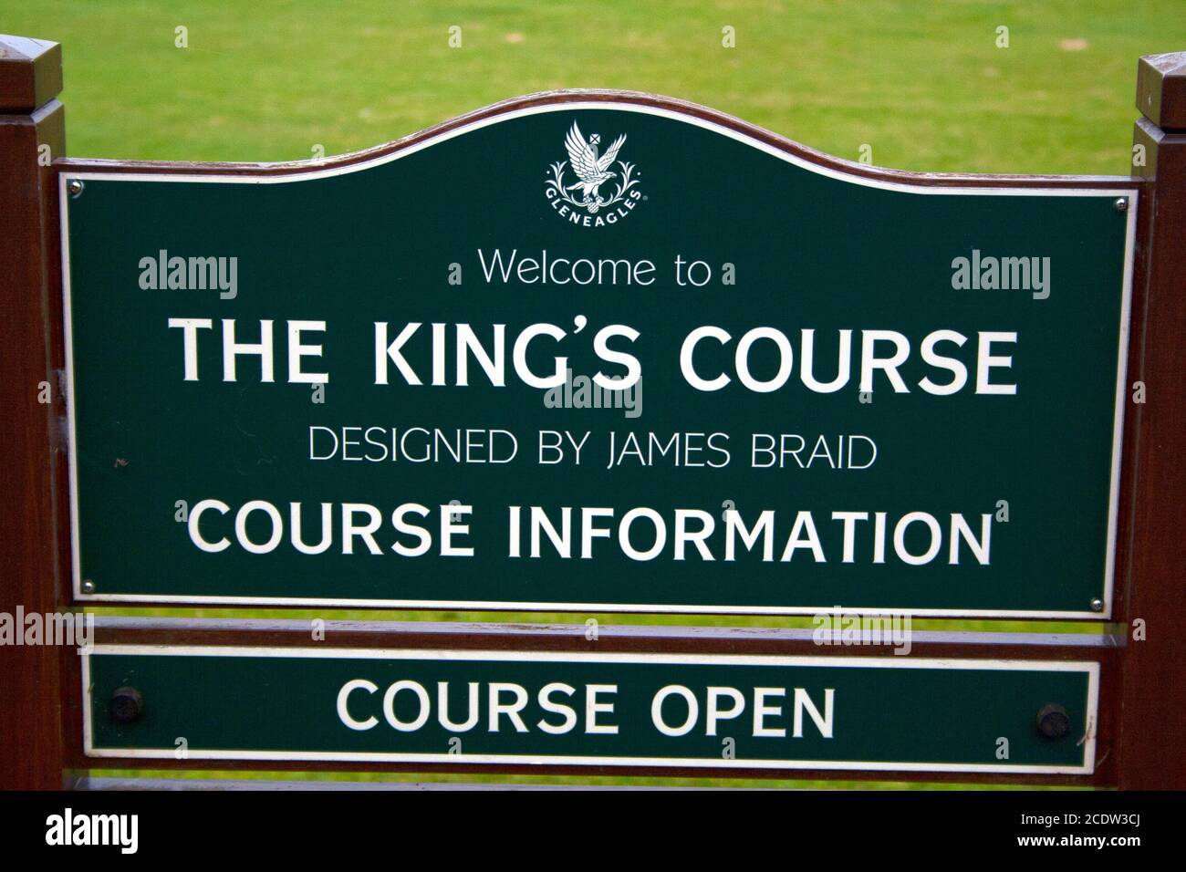 King's course, Gleneagles, Golf course, Hôtel de luxe, Scotland, Grande-Bretagne Banque D'Images