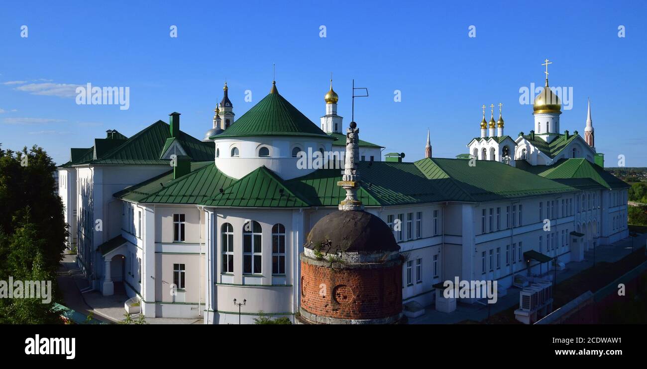 Vue sur le monastère des Amans Epiphany Staro Golutvin à Kolomna, Russie Banque D'Images