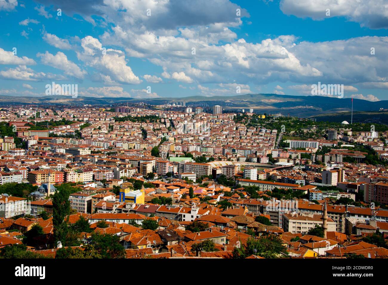 paysage urbain de la capitale turque ankara Banque D'Images