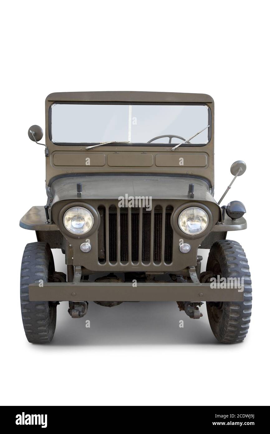 Magnifique véhicule historique de l'armée américaine Banque D'Images