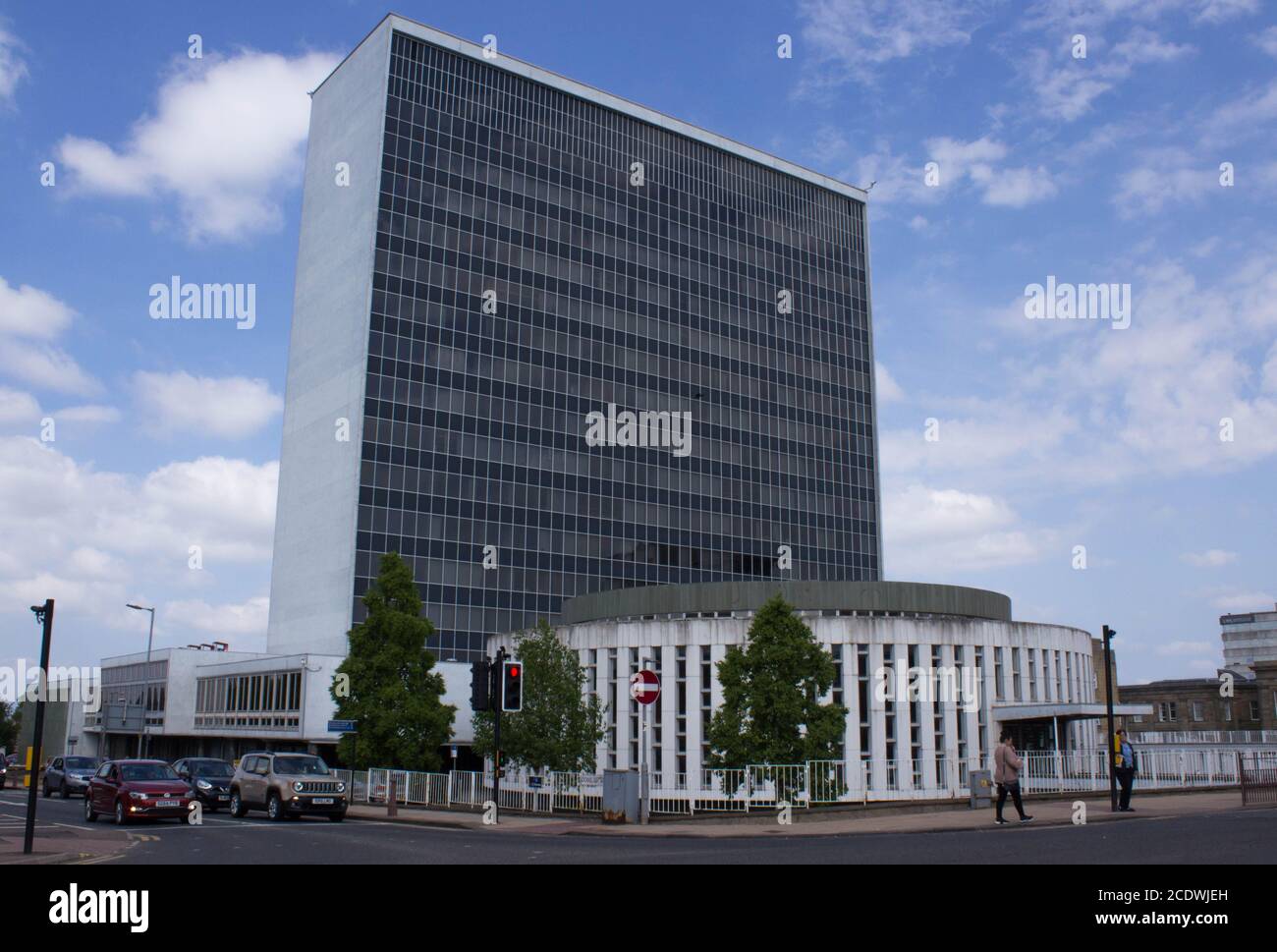 South Lanarkshire Council Headquarters, Hamilton, Écosse. Les bâtiments sont autrefois connus sous le nom de bâtiments du comté de Lanark Banque D'Images