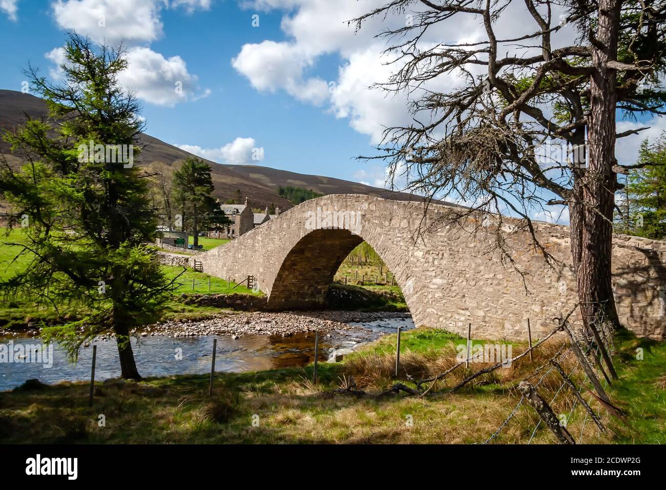 Pont de Gairnshiel, Aberdeenshire, Écosse Banque D'Images
