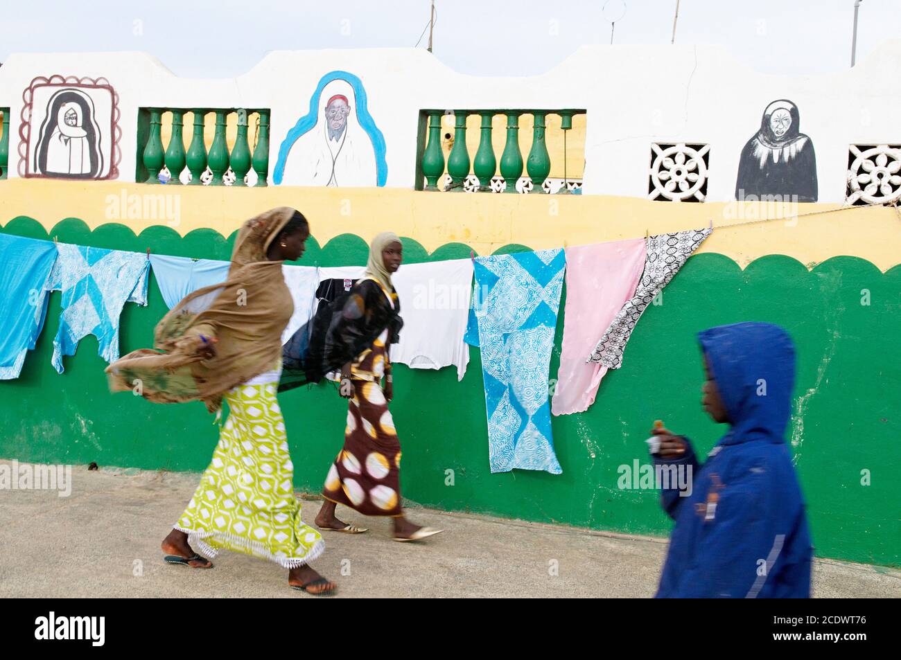 Sénégal, ville de Saint Louis, patrimoine mondial de l'UNESCO. Banque D'Images