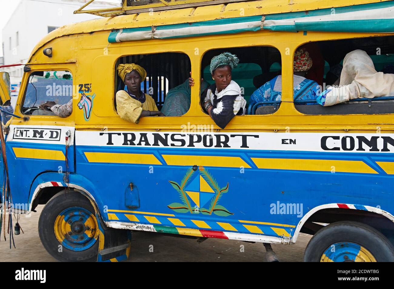 Sénégal, ville de Saint Louis, patrimoine mondial de l'UNESCO. Banque D'Images