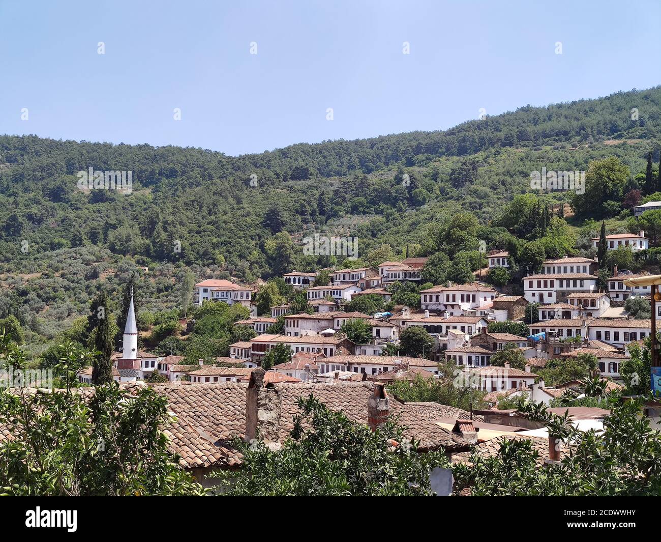 La ville de Şirince Banque D'Images