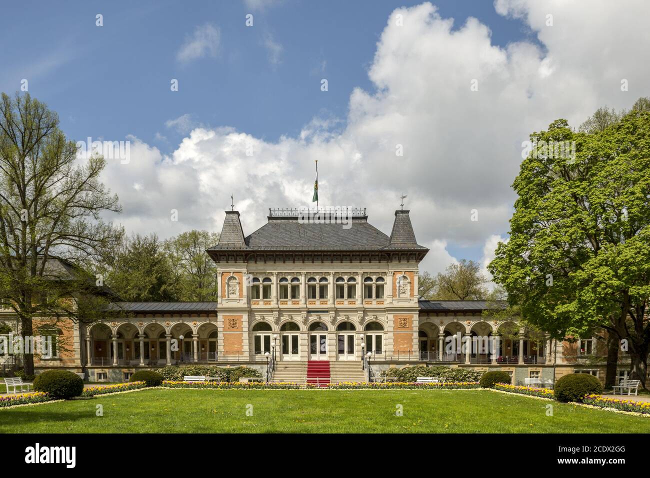 Royal Spa House à Bad Elster, Saxe, Vogtland, Allemagne, Europe Banque D'Images