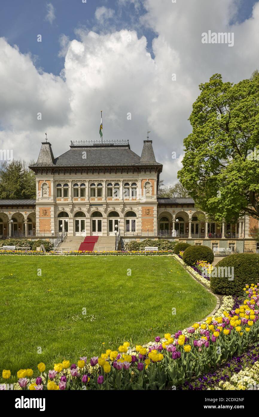 Royal Spa House à Bad Elster, Saxe, Vogtland, Allemagne, Europe Banque D'Images