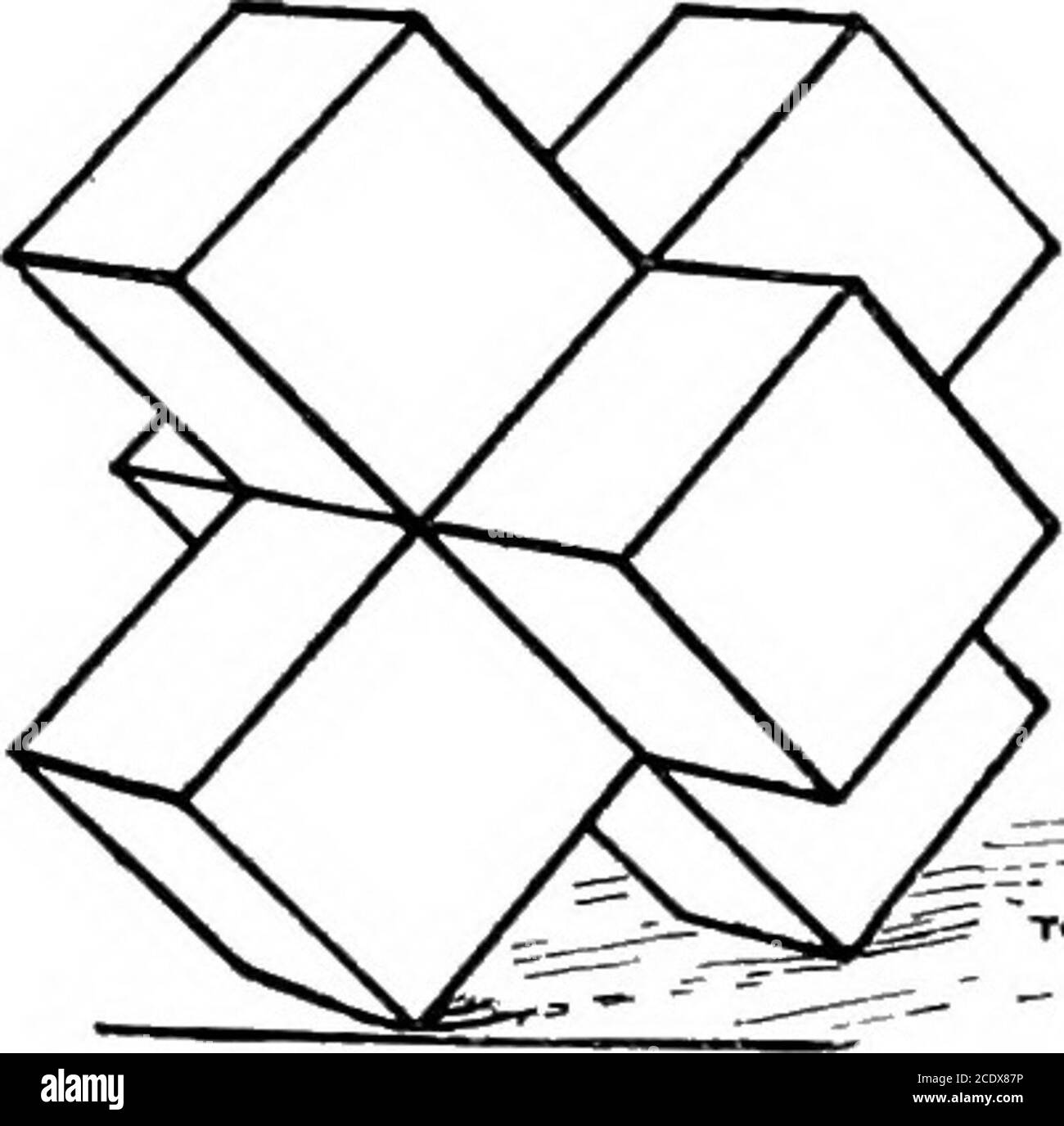 . Dessin de modèle et ombrage à partir de moulages; un guide complet des examens élémentaires et avancés dans ces matières; . Pio. 15. 38 DESSIN DU MODÈLE ET OMBRAGE PKOM PROJETTE VERS LE BAS. Ceci devrait passer par le point i, et donnera le point G sur la ligne ef. Rejoignez GH, et tracez une ligne verticale à travers G pour atteindre ej. Joignez ce dernier point à K. maintenant, tirez de L à H, et tirez de Athrough I pour rencontrer la ligne CJ. Une face de la croix est maintenant terminée. Les lignes devraient maintenant être tirées de kand M vers la gauche, et les points s et N markedupon. Une ligne doit être tracée de n à s, avec mk vers le haut. Un li Banque D'Images