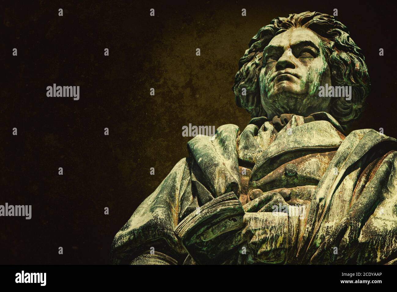 Bonn, Allemagne - ancien monument de Ludwig van Beethoven Banque D'Images