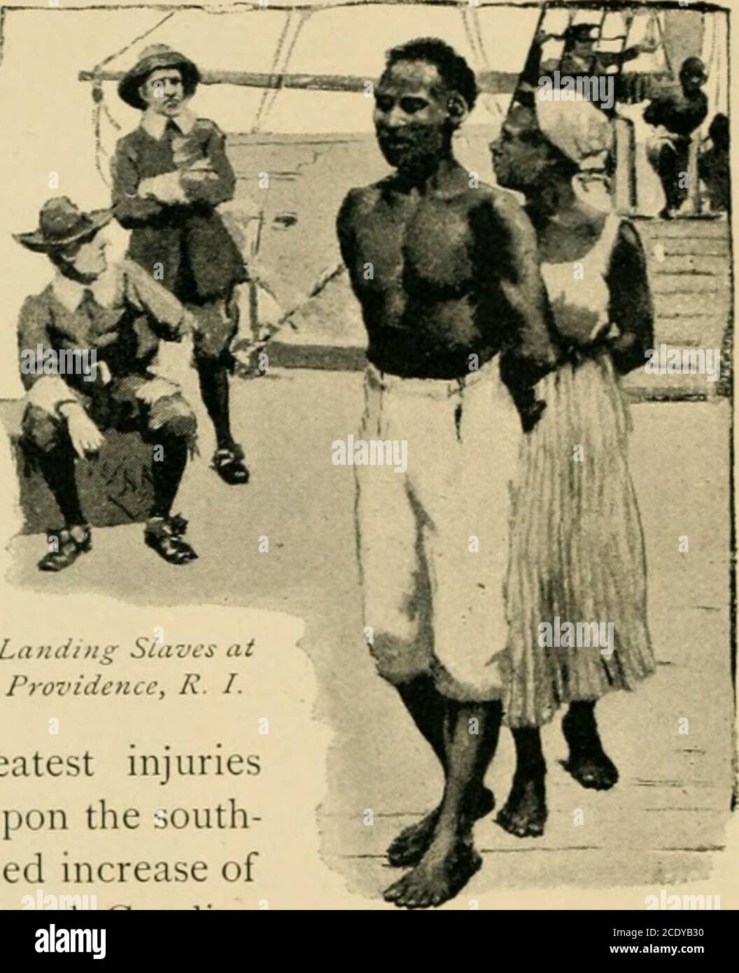 . La nouvelle histoire éclectique des États-Unis . il chef des exportations de l'Angleterre, ne devait pas être effectué de n'importe quelle colonie sur le cheval, la charrette, ou le navire. Un marin à la recherche de vêtements ne doit pas acheter plus de quarante shillings d'une valeur dans un port américain anv. Pas un pin- U. S. H.-e. 94 HISTOIRE DES ÉTATS-UNIS. Arbre pourrait être abattu sur des terres publiques sauf par les rois permission.plus tard, aucun fer-workswere permis. 153. Les tribunaux de l'Amirauté.—comme les colonialjuries ne prendraient pas les hommes coupables de breakirig lois likeThis, les nouveaux tribunaux de l'Amirauté ont été mis en place pour juger toutes les offenses contre les NavigationLaws. Parmi les grea Banque D'Images