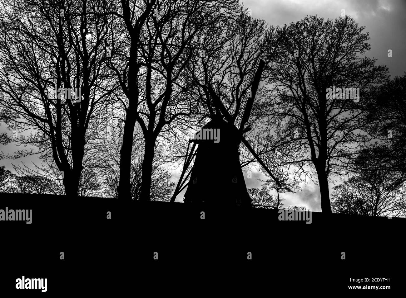Moulin dans une citadelle du XVIIe siècle à Copenhague (DK) Banque D'Images