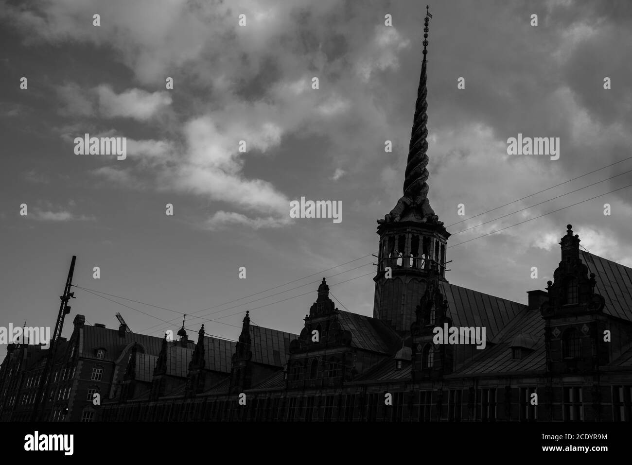 Ancien bâtiment de la Bourse de Copenhague (DK) Banque D'Images