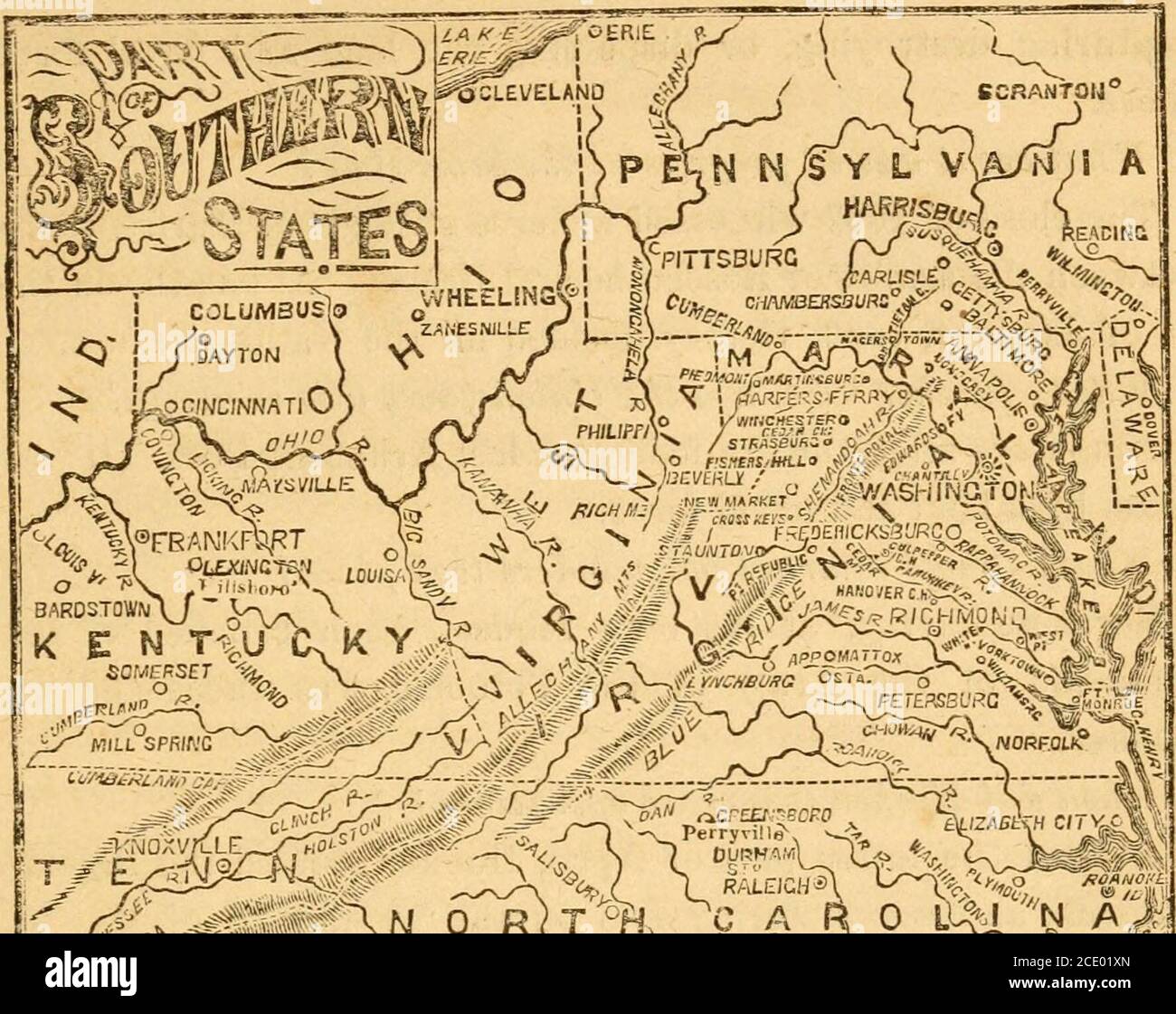 . Une introduction à l'histoire de l'école des États-Unis, arrangé sur le plan catéchétique; auquel sont ajoutés, la Déclaration d'indépendance, et la Constitution des États-Unis avec des questions et des explications . nts tooTc place pendant l'année f les Confédérés entre-temps ont été actifs dans le Tennessee et le Kentucky. Dans deux batailles, l'une à Richmond, le 30 août, et l'autre à Munfordsville, environ une quinzaine plus tard, ils ont remporté un franc succès; mais à Perryville, le 8 octobre, ils ont rencontré des défaites et ont fui. Quand la Virginie occidentale a-t-elle été admise dans l'Union en 1862. ÉVÉNEMENTS DE 1863. Questions cartographiques. Où .s Banque D'Images