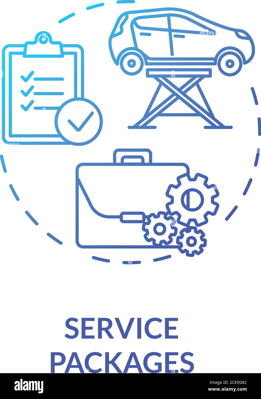 Icône de concept de tarification de la congestion routière Illustration de Vecteur