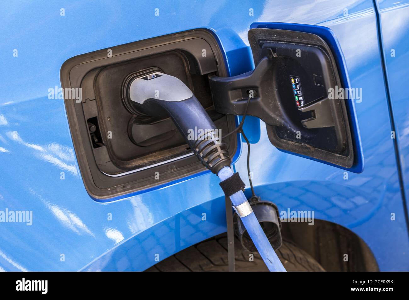 voiture électrique Banque D'Images