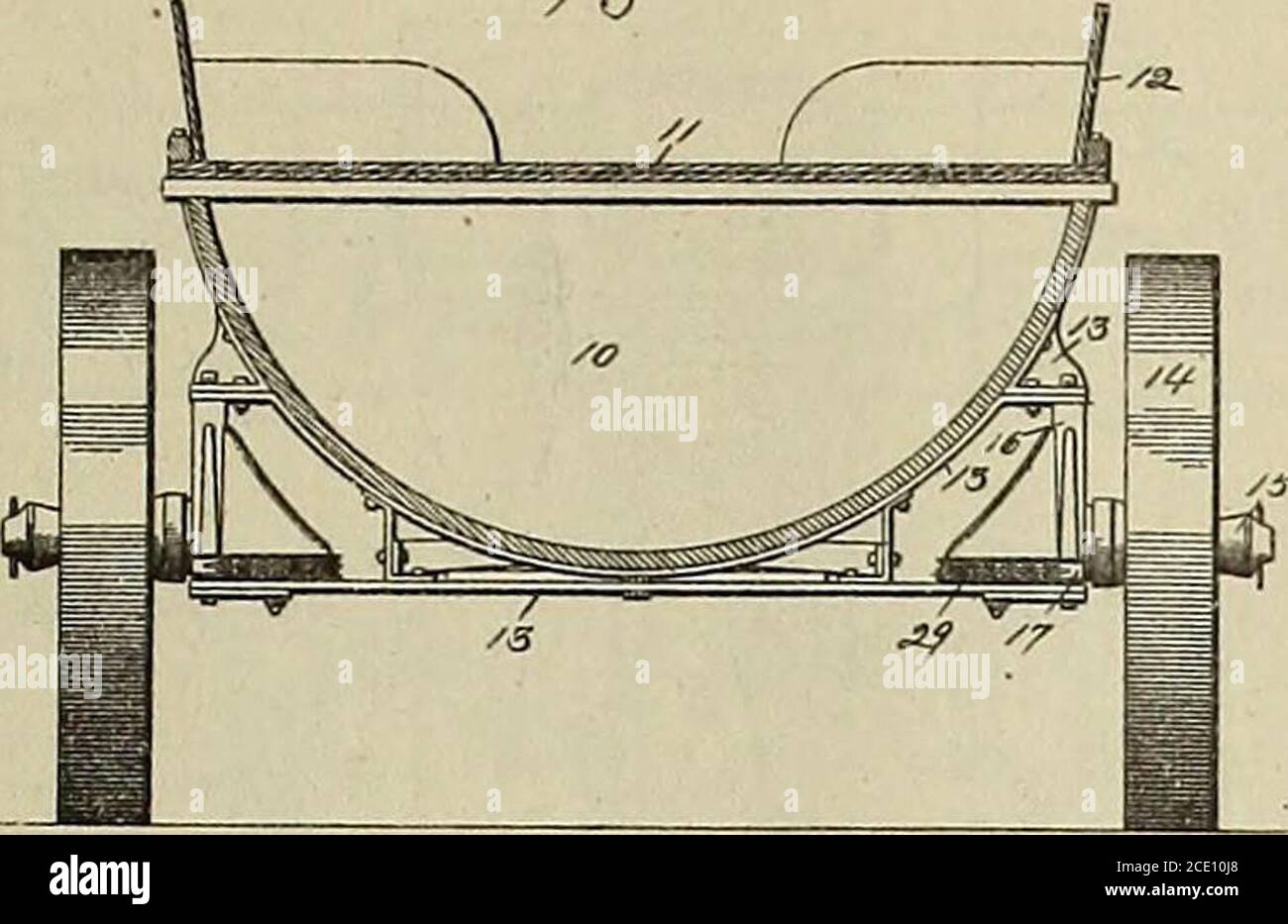 . Résumé des brevets automobiles américains de 1789 au 1er juillet 1899, y compris tous les brevets officiellement classés comme moteurs de traction pour la même période. Chronologiquement arrangé ... avec des listes de brevets dans les classes de moteurs portables, de roues de traction, de locomoteurs électriques, et de systèmes électriques de batterie de chemin de fer ... . Sbeets—Sbeet 3 J. M. FULLER.TENBEB FOS TSAOTION EN8INES, n° 594.^66. Breveté le 7 décembre 1897. CJI^. S,. ^^.^ Banque D'Images