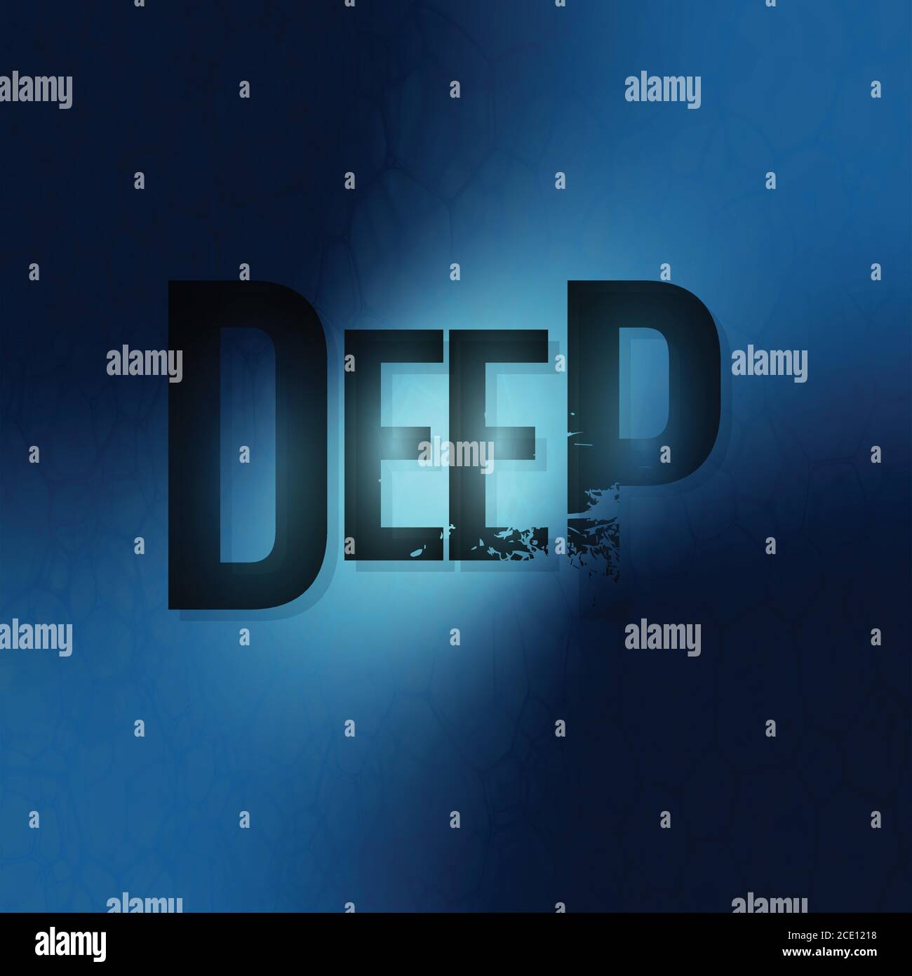 Design graphique vectoriel Word Deep Illustration de Vecteur