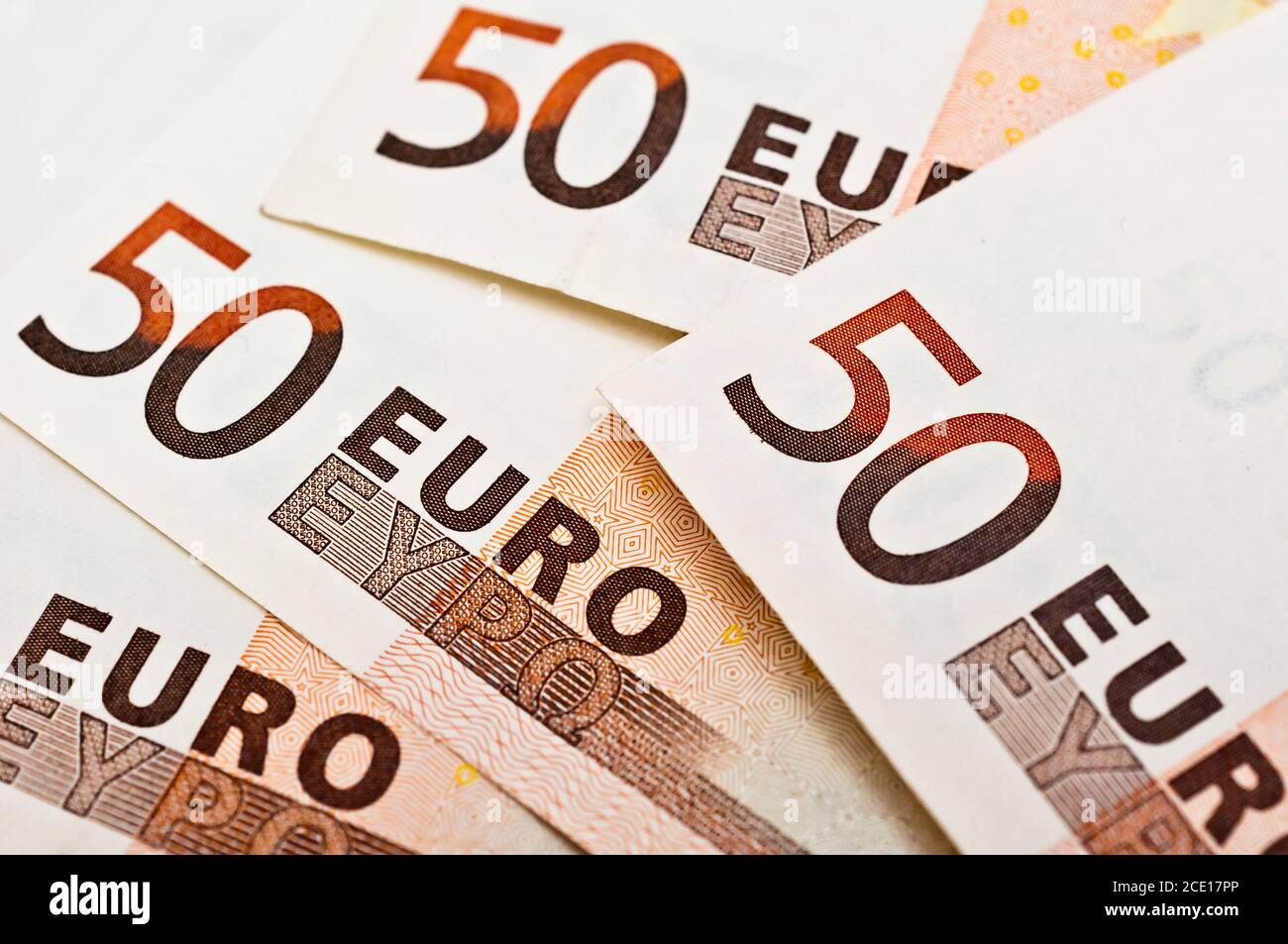 50 euros Banque D'Images