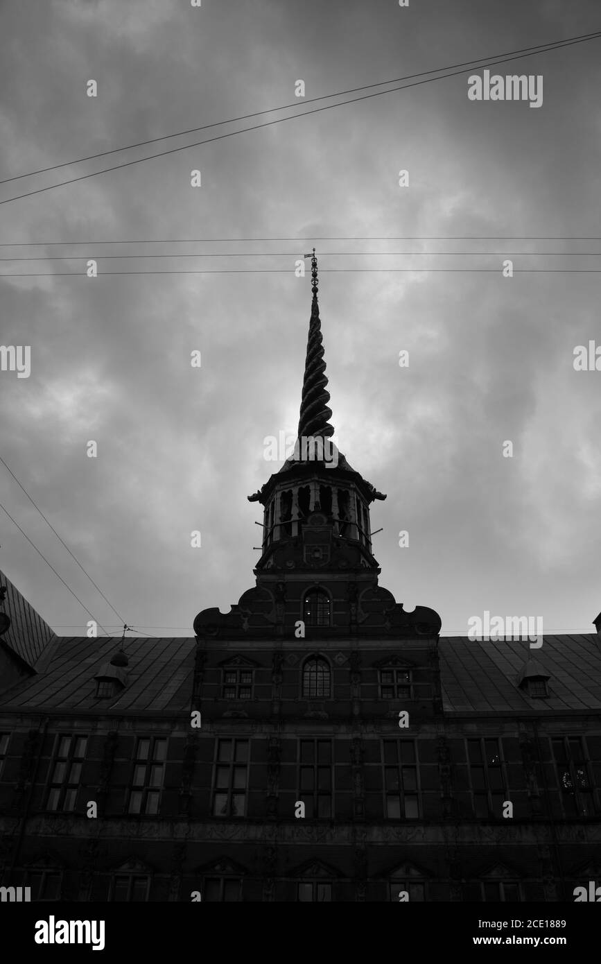 Copenhague (DK)-14 février 2020-ancien bâtiment de la bourse de Copenhague (DK) Banque D'Images