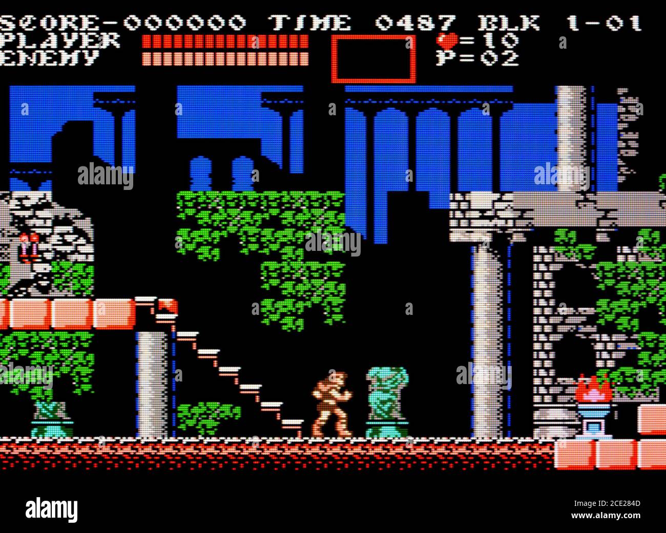 Castlevania III Dracula's Curse - Nintendo Entertainment System - NES Jeu vidéo - usage éditorial uniquement Banque D'Images