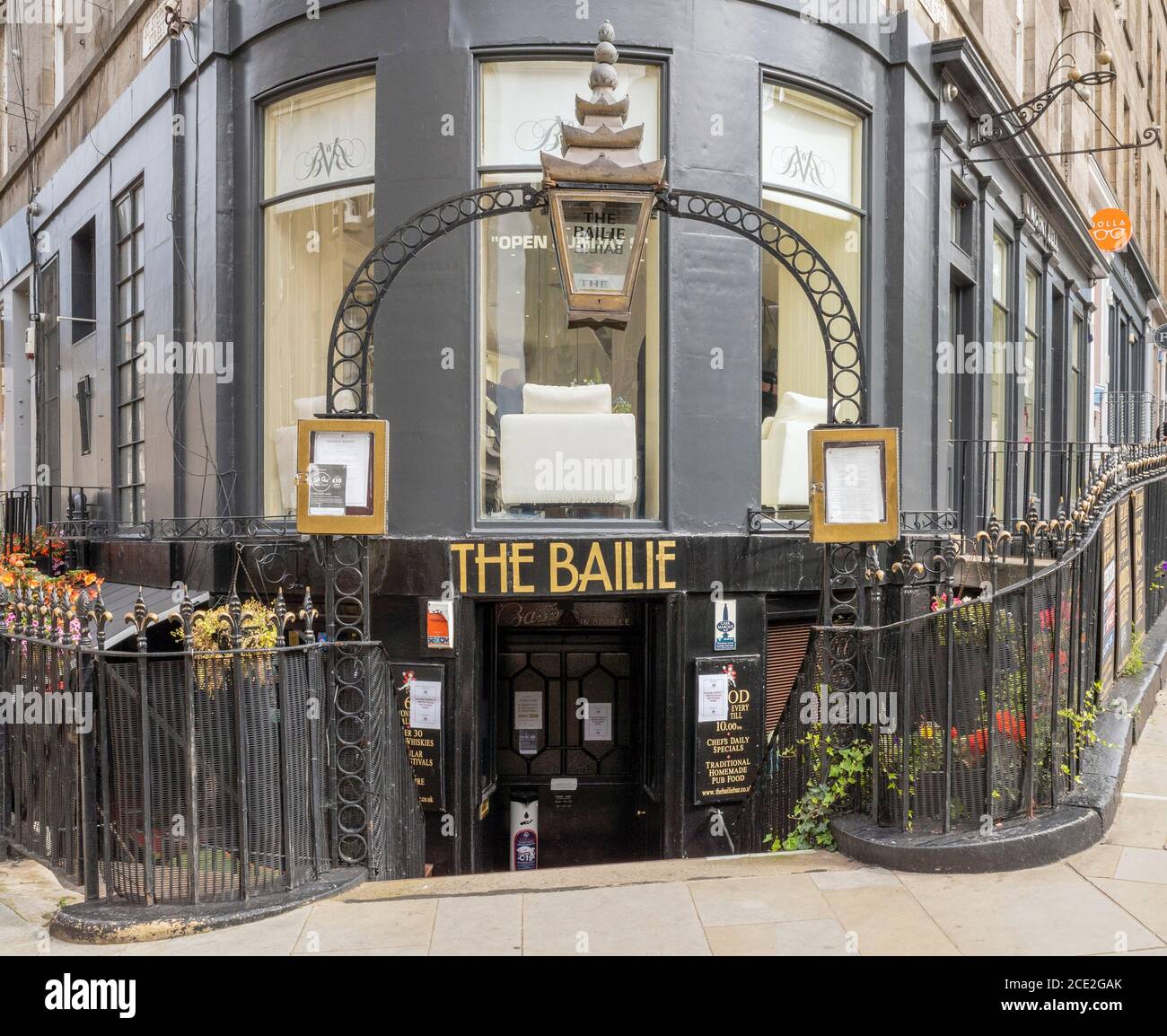 The Bailie, Stockbridge, Édimbourg, Écosse, Royaume-Uni. Banque D'Images