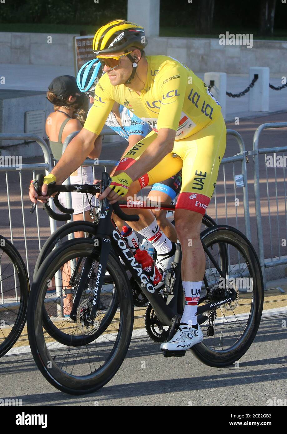 Alexander Kristoff de l'équipe des Émirats arabes Unis pendant le Tour de, France. , . à Nice, France - photo Laurent Lairys/DPPI crédit: Laurent Lairys/Agence Locafoshotos/Alamy Live News Banque D'Images