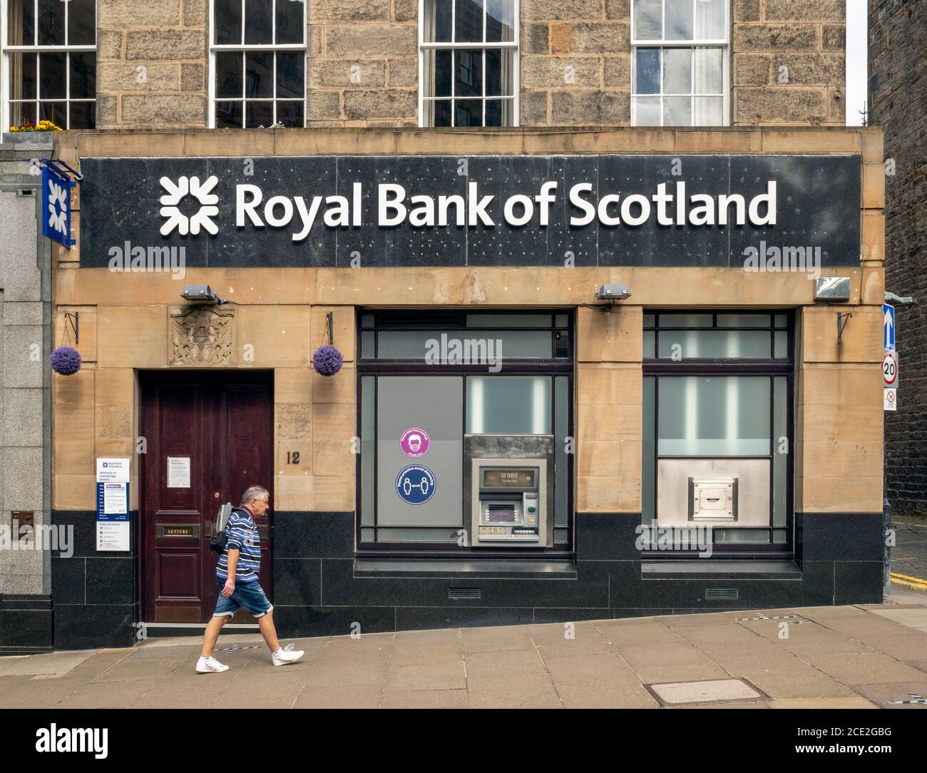 Royal Bank of Scotland, Stockbridge, Édimbourg, Écosse, Royaume-Uni. Banque D'Images