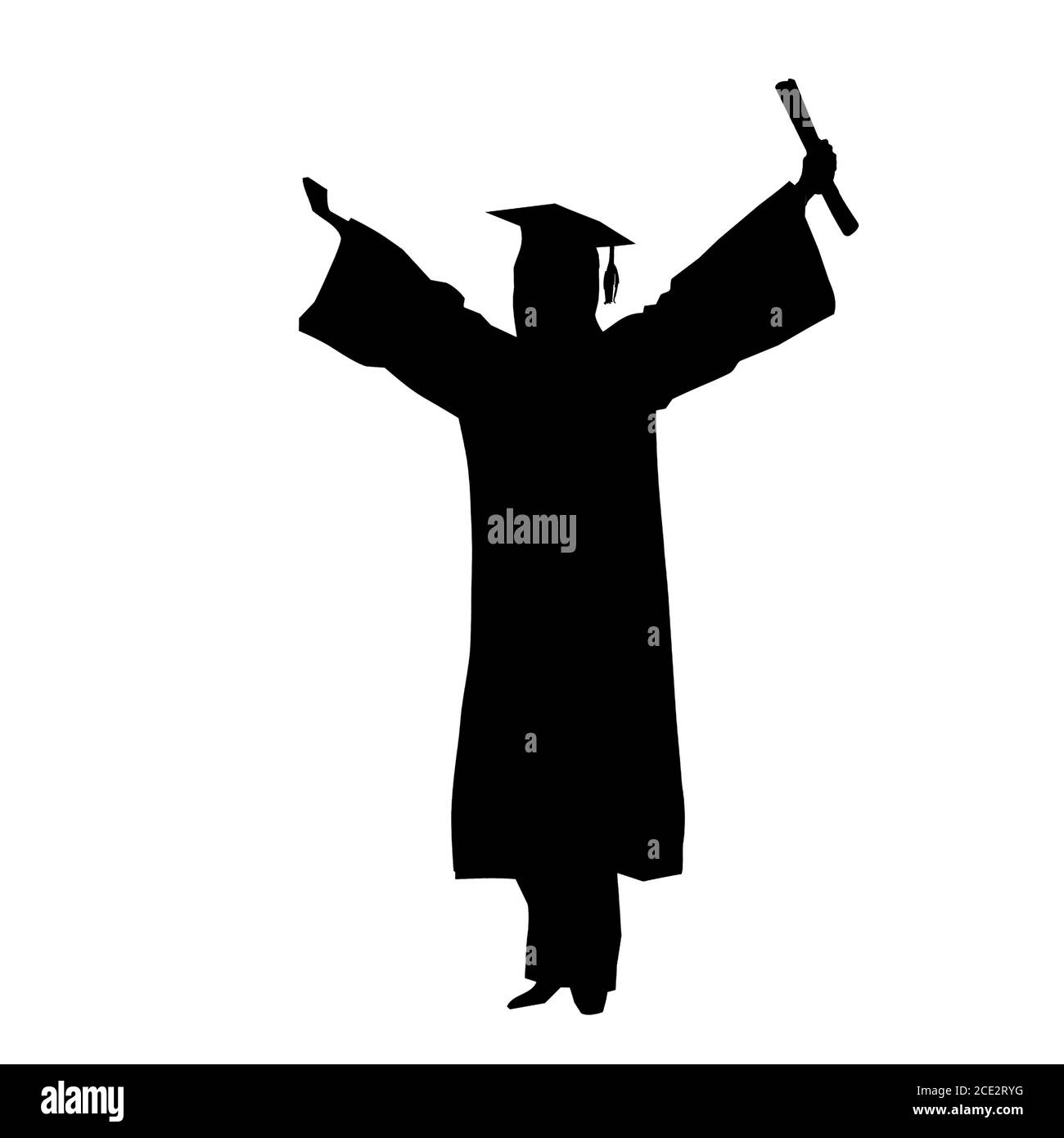 Célébration de la remise des diplômes étudiants universitaires antécédents Banque D'Images