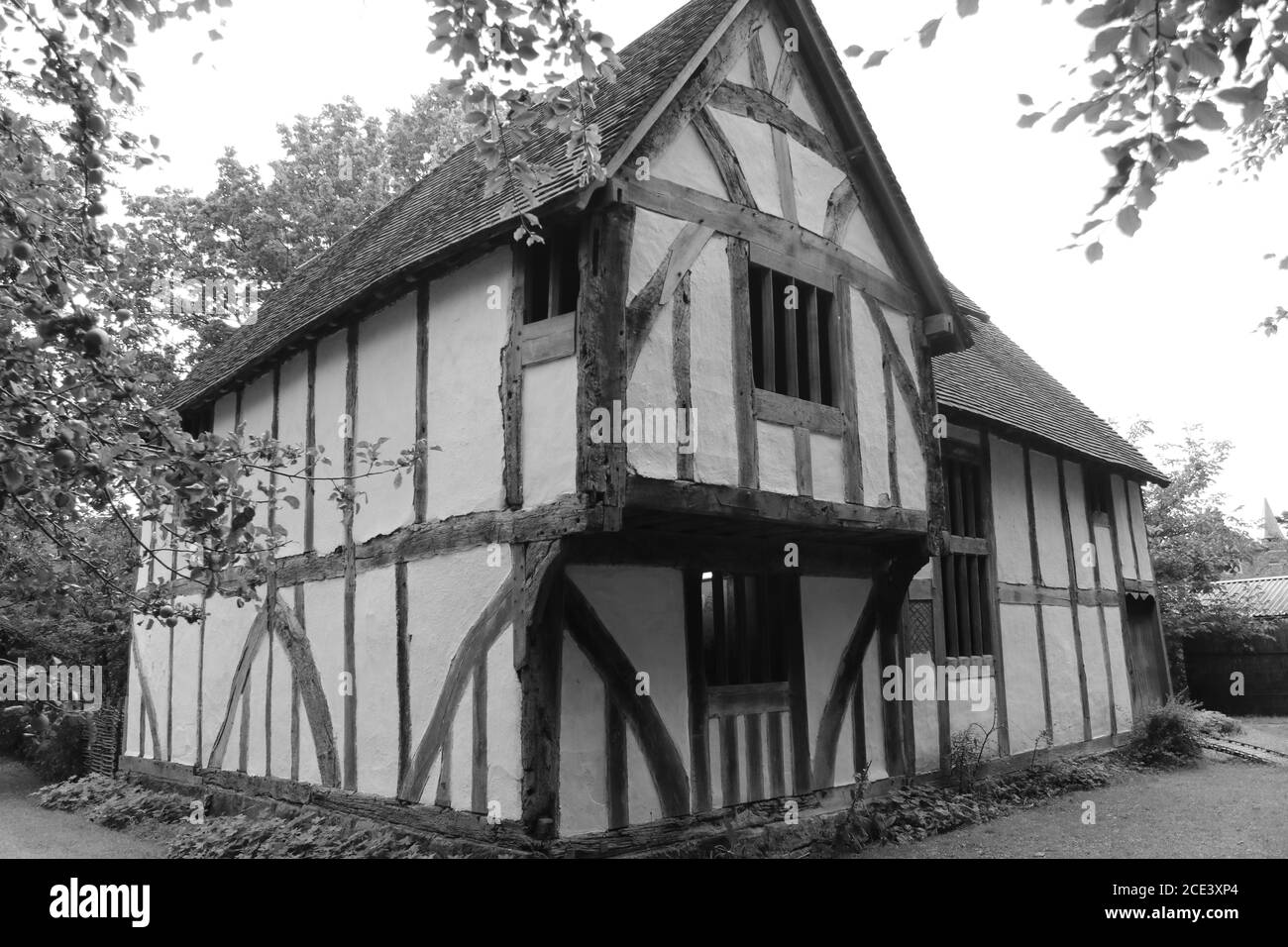 XVIe siècle, maison de ville, Bromsgrove Worcestershire. Bois du XVIe siècle construit autour du XVIe siècle Bromsgrove, Angleterre, Royaume-Uni, Worcester, Angleterre, Banque D'Images