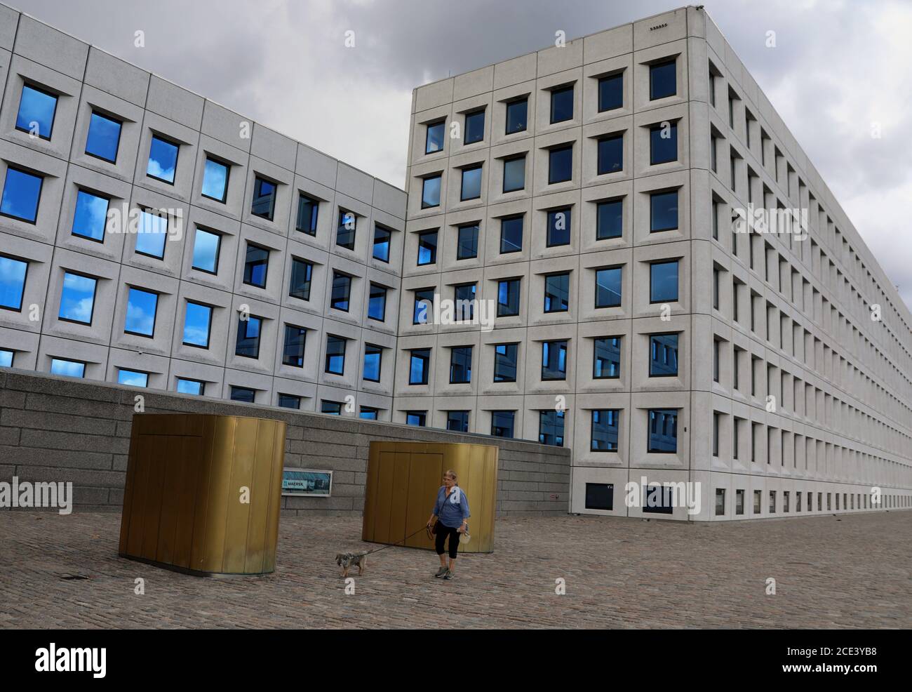 Siège social de Maersk à Copenhague Banque D'Images