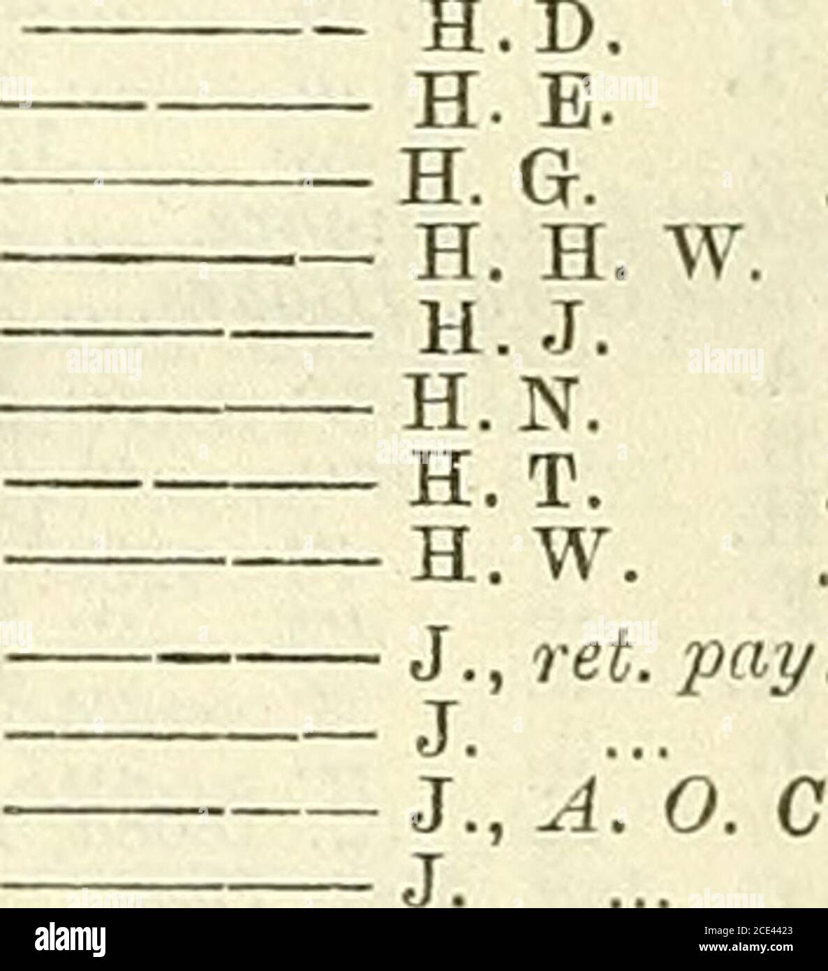 . Liste armée . G. B., et G. B., Wi G.C. ... R. ...198?a...2013a... 975a...15266G.B.., Ind.Army... 598G. H.,ibfts.(^£)e)-6y. , 1307a G.N.G. R. G.T G.y. H., B. Art.II, A.S. CorpsH-, Hainps. DROITE B., R. ART. H. B., Uiiatt.. — J. A. — J.B.... ... — J. C — .T. P. S., EARL — J. G. H. S.... — 3.3.,R.A.M.C. 1577...1025a...1873a... 516... 873a...1707a...2054a...102ea...1639a... 280a...13746...20.54a... 23.34... 193... 1799...2013a... 452...2013a... 2302... 1737... 2316...1557a... 2453... 2.321... 2.354...1556a... 51a — J. J., R. Suss. J?....1216A — J. R.... — L. ... — L. G.... Miss. — 6irM.W. — N. Banque D'Images