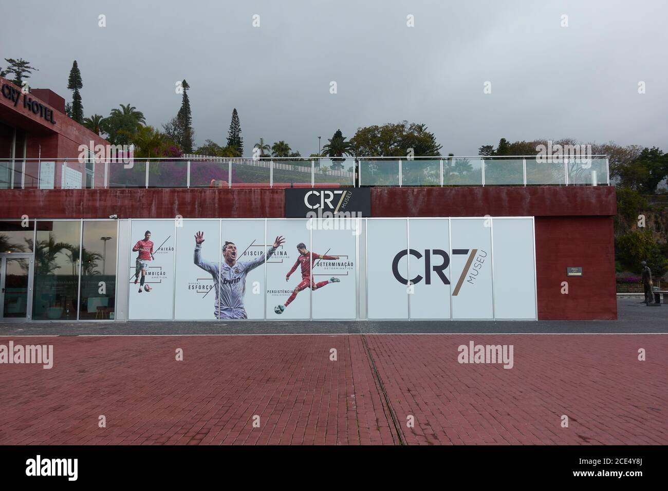 CR7 Cristiano Ronaldo museum à Funchal, Madère Banque D'Images