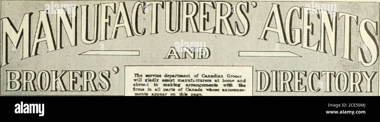 Épicier canadien avril-juin 1920 . C. B. Hart Reg.Montréal agents canadiens  : a. S. May & Co.Toronto Donald H. bain Co.Winnipeg le 9 avril 1920 ÉPICIER  CANADIEN 15. Le wrriee departàenV