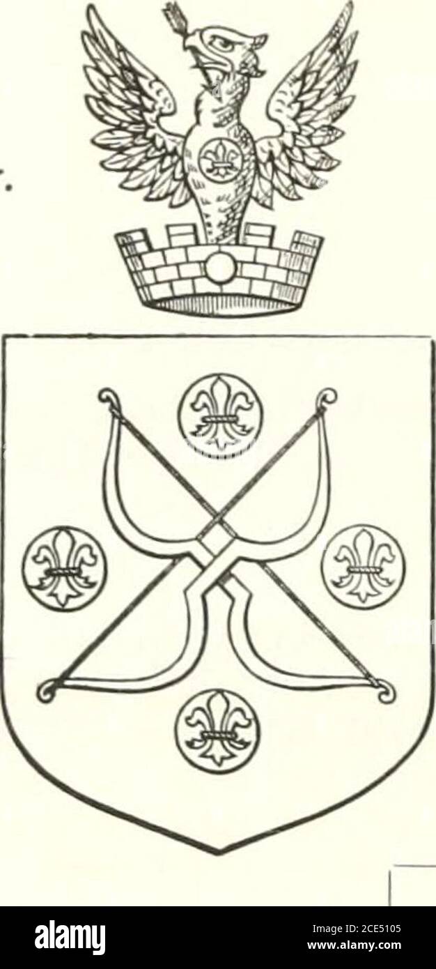 . Visite de l'Angleterre et du pays de Galles . ngley25 janvier 1809, et pour Evesham le 2 juillet 1818 jusqu'à la mort; mort à Sezincot6 janvier 1837. {Ste Gents Mag.,N.S., vol. 7, page 317.) /^ de John, I St Lord Northwick, par Rebecca sa femme, dau. OfHumphrey Bowles de WAN-stead, CO. Essex, esquire;marr. À Blockley, CO.Worcester, 13 février 1808 ; décédé à Hyde ParkCorner, Londres, 30 octobre 1851. {pour publication correspondante, voir Pedigree of Rushout, Visitation of England and Wales, vol. XVII, page GS.) Edward Cockerellof St. Pauls, Dept-ford, CO. Kent; né en 1756; décédé en 1782. Ad-Minectration gran-ted 12 décembre 1782, à SamuelP Banque D'Images