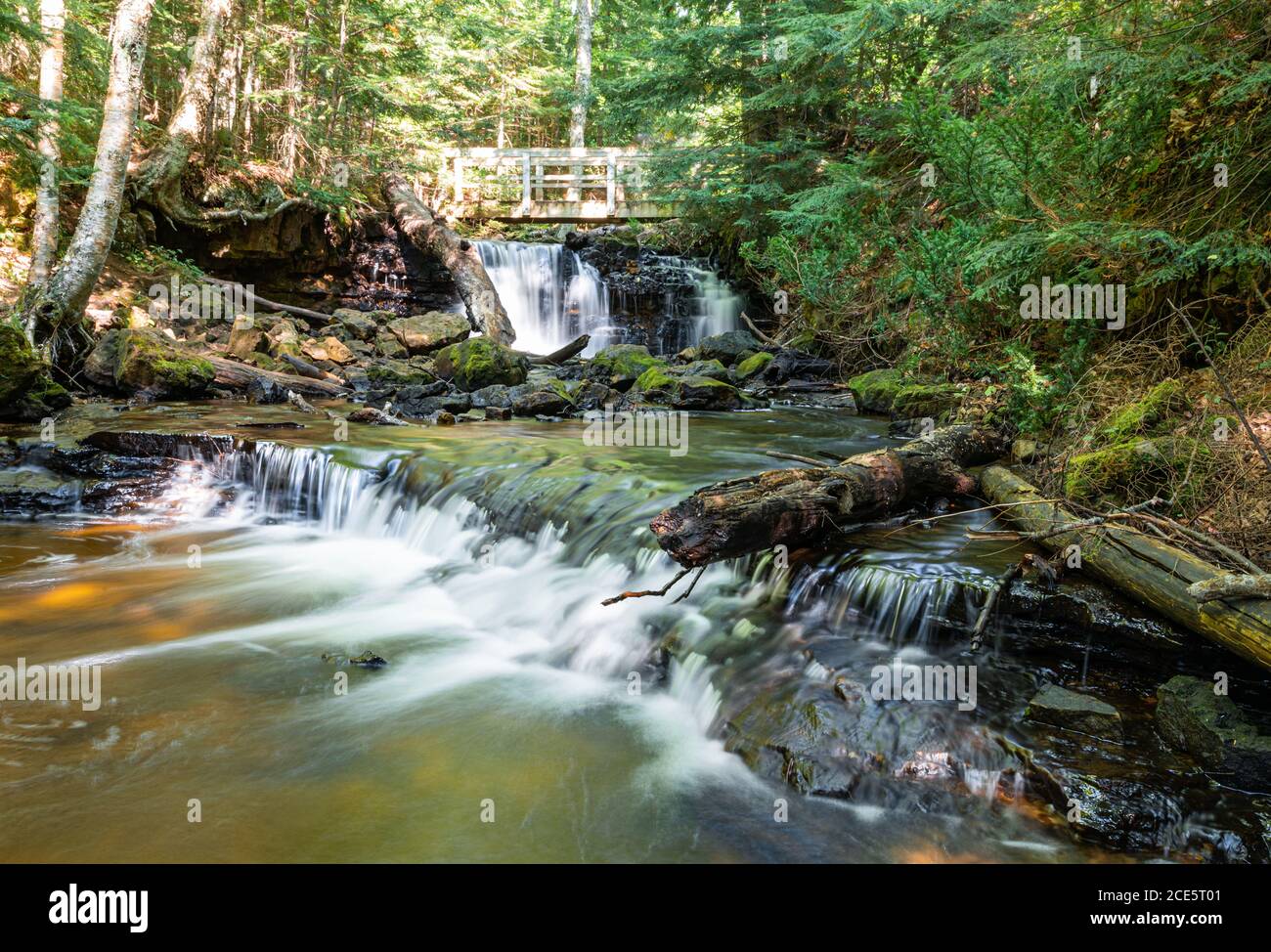 Pictured Rocks National Lakeshore Banque D'Images