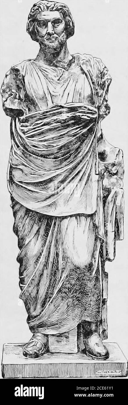 . Histoire de l'Égypte, de la Chaldée, de la Syrie, de la Babylonia et de l'Assyrie. STATUE ou MAUSOLUS. PIÈCE DE MONNAIE D'UN LYCIANKING.2 1 dessinée par Faucher-Gudin, à partir d'une photographie de l'original dans le British Museum. ^ dessiné par Faucher-Gudin, d'un patineur d'argent dans le Cabinet deaMddailles. Le roi en question •a été nommé Deneveles, et est seulement knownby par les pièces portant sa superscription. Il a prospéré environ 395 av. J.-C. 328 LES DERNIERS JOURS DE L'ANCIEN MONDE DE L'EST pour la plupart, ont disparu du pays de la hving.les Lotanu ont disparu, les Khati ont disparu, et ont également disparu, étaient Carchemish, Arpad, et Qodshu, une grande partie de leur d Banque D'Images