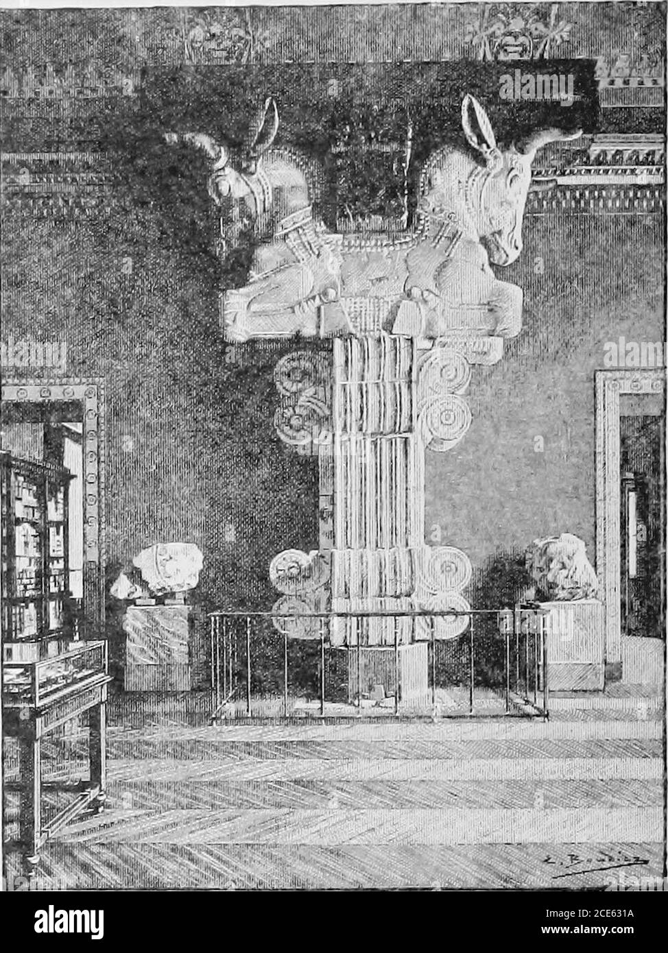 . Histoire de l'Égypte, de la Chaldée, de la Syrie, de la Babylonia et de l'Assyrie. LE HILL OP LE ROYAL ACH^MEOTAN TOMBE À l'empire NAKHSH-f-EUSTEM.^—Babylonia, Egypte, et Grèce; mais ces variouselements ont été combinés et modifiés de manière à former un ensemble riche et harmonieux. Le coredes murs était de briques brûlées, semblables à ceux employés dans la vallée de l'Euphrate, mais ceux-ci étaient couverts d'un 1 le tombeau de Darius porte une inscription. Darius III a été alsoburied là par le commandement d'Alexandre. ^ dessiné par Boudier, de la gravure de Flandin et Ooste. 262 LES DERNIERS JOURS DE L'ANCIEN ORDRE DU JOUR DE L'EST Banque D'Images