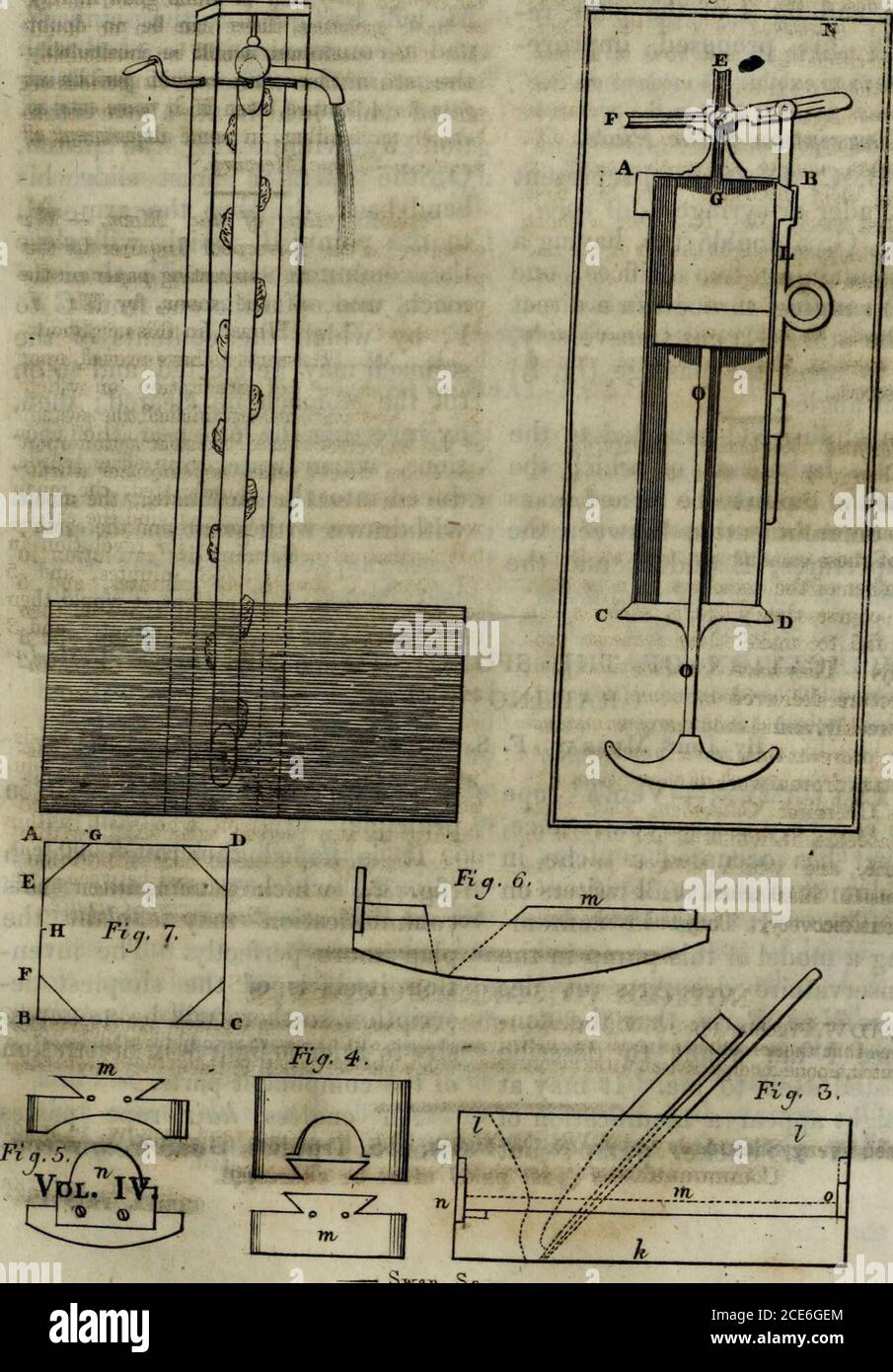 . Glasgow Mechanicss' magazine; et annales de philosophie . PLAN UNIVERSEL, &c. li^ 2. Iicf c.. AE G / 1 •H FICJ. 7. F z E^^ bw^an. SC. 258 GLASGOW I / AMÉLIORATION SUR LA POMPE À ESTOMAC DE JUKES. M. Jukes invention pour l'extraction-ing- poison de l'estomac havingheen a appelé à l'utilisation à Newark en Angleterre, il ya peu de temps, Et la personne a opéré, bien que le handi inhabile, ayant subi des douleurs con-siderables et inconvenencede la difficulté a connu %ouverture et la fermeture des robinets à l'appareil avec la pré-cision et l'expédition, un monsieur de cet endroit a été conduit à essayer thecontri Banque D'Images