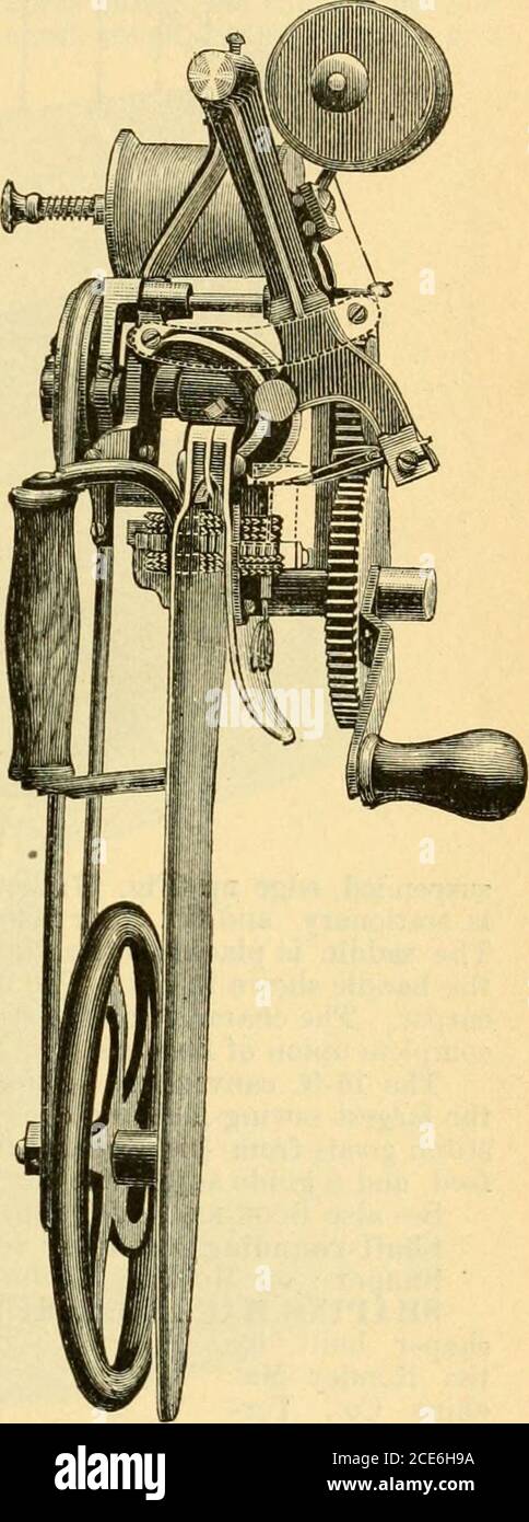 Mécanisme moderne, présentant les derniers progrès dans les machines, les  moteurs, et la transmission de puissance, étant un volume supplémentaire à  la cyclopedia de mécanique appliquée d'Appletons . Figure 15.—machine  sur-scamiiig.