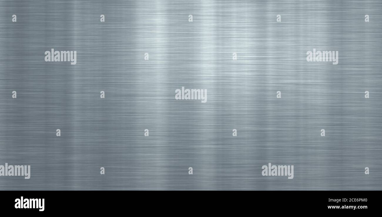 arrière-plan de la bannière en acier brossé ou en aluminium Banque D'Images