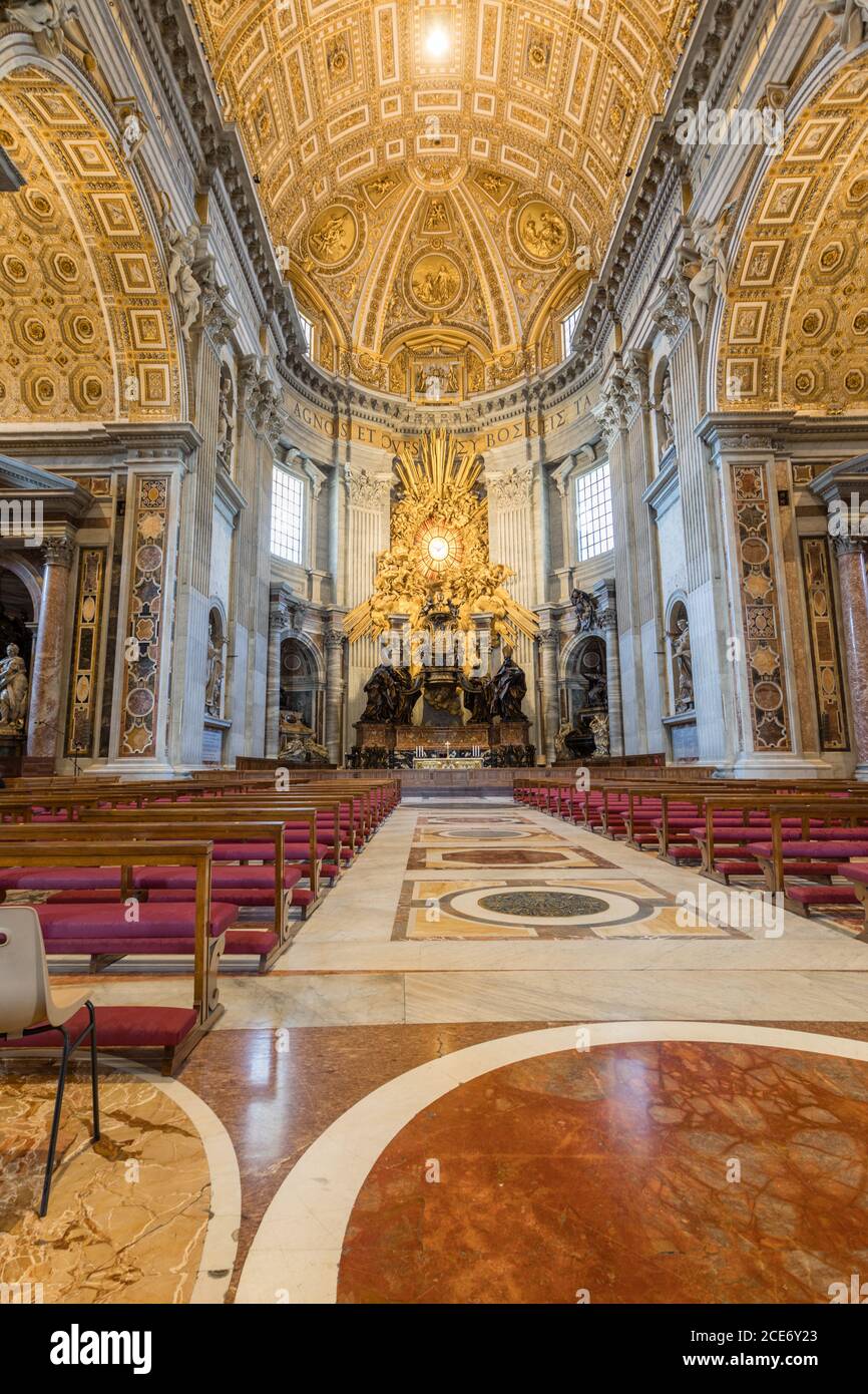 Basilique Saint-Pierre à Rome Banque D'Images