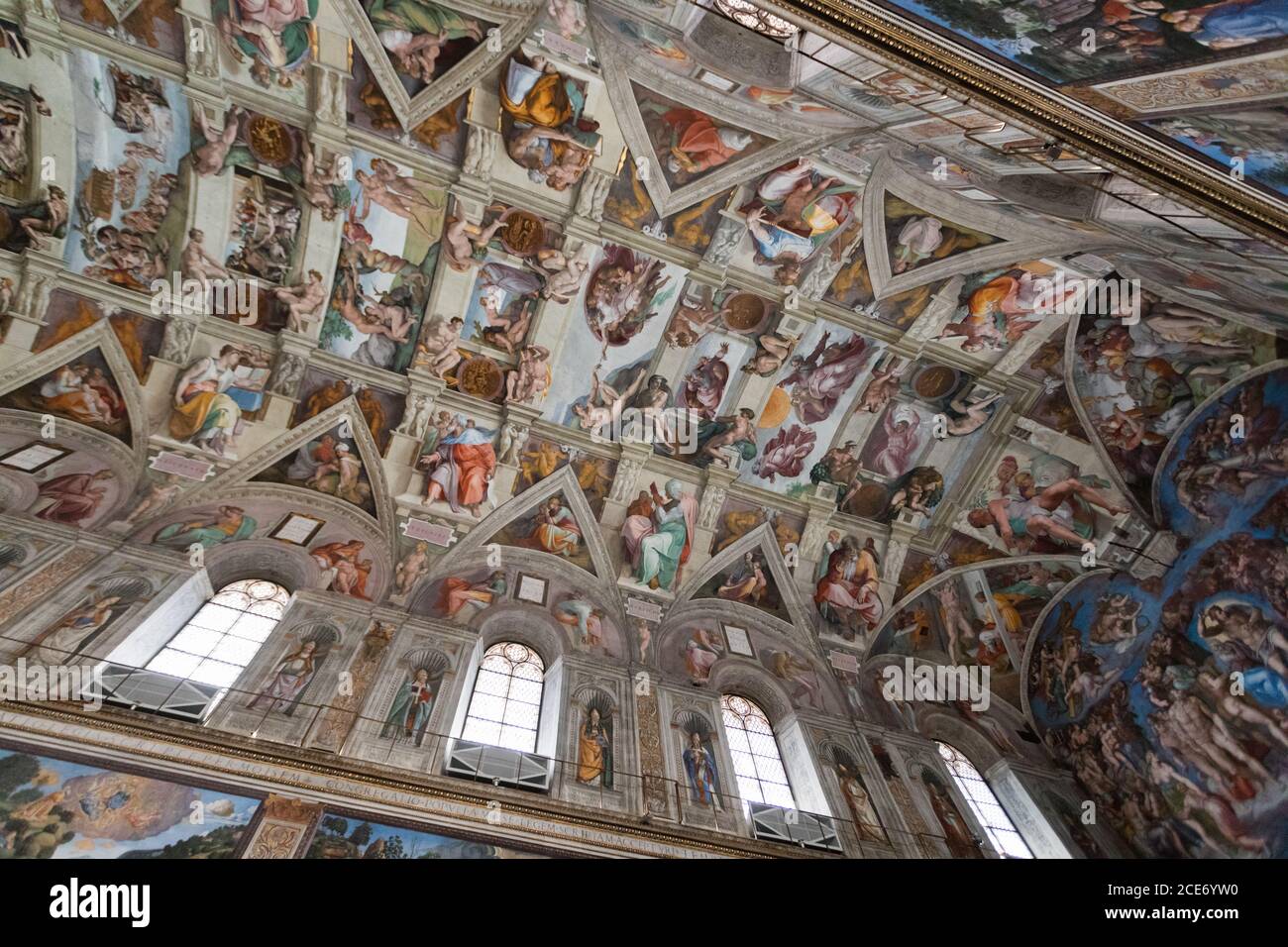 Chapelle Sixtine, Cité du Vatican Sate Banque D'Images